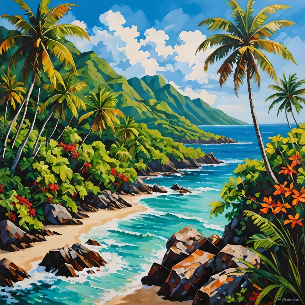 Caribbean landscape